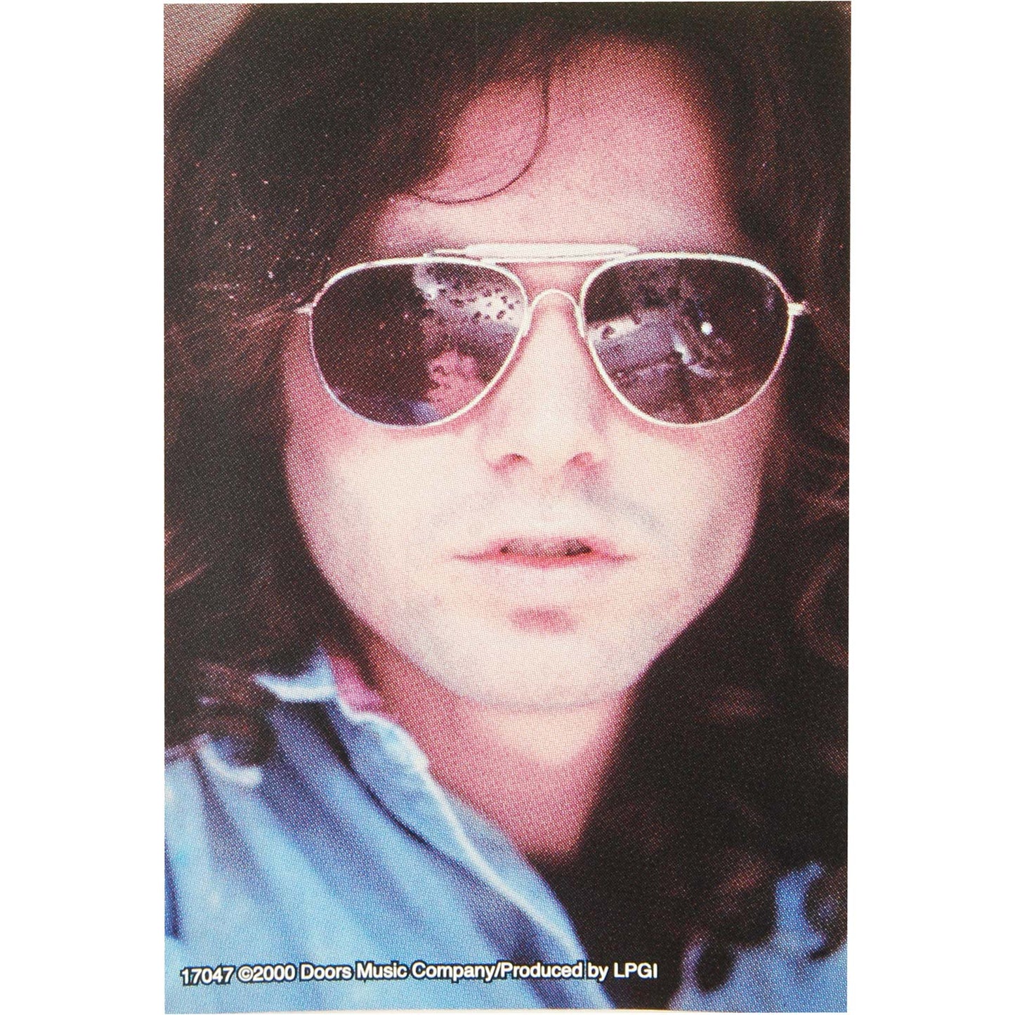 Doors Jim In Sunglasses (5" x 3.5") Sticker Front