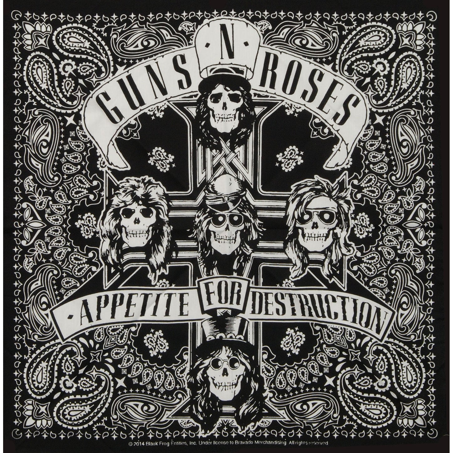 Guns N Roses Appetite Bandana Front