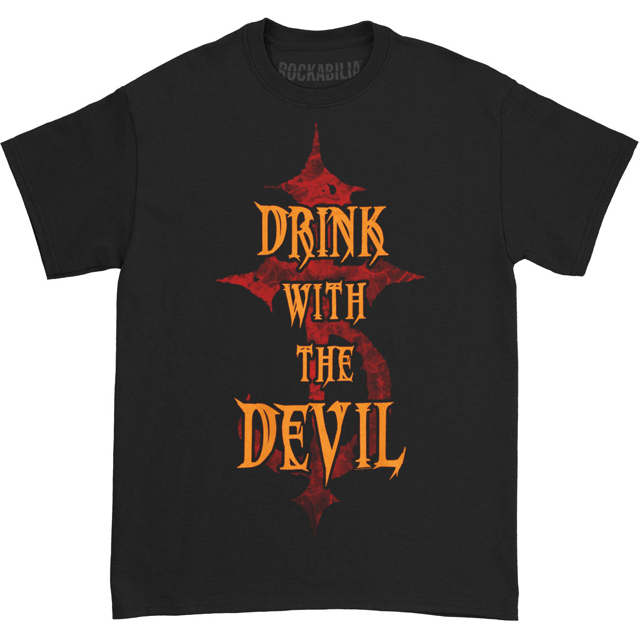 Devil Driver Drink With The Devil T-shirt Front