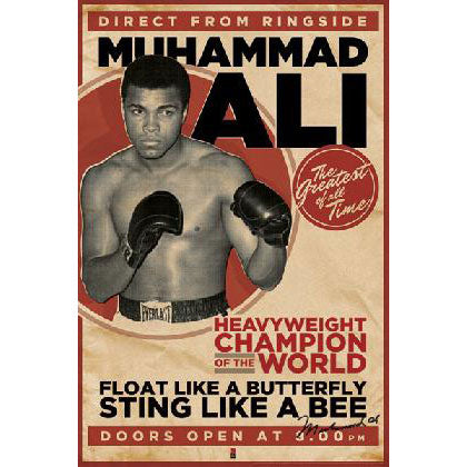 Muhammad Ali Direct From Ringside Domestic Poster