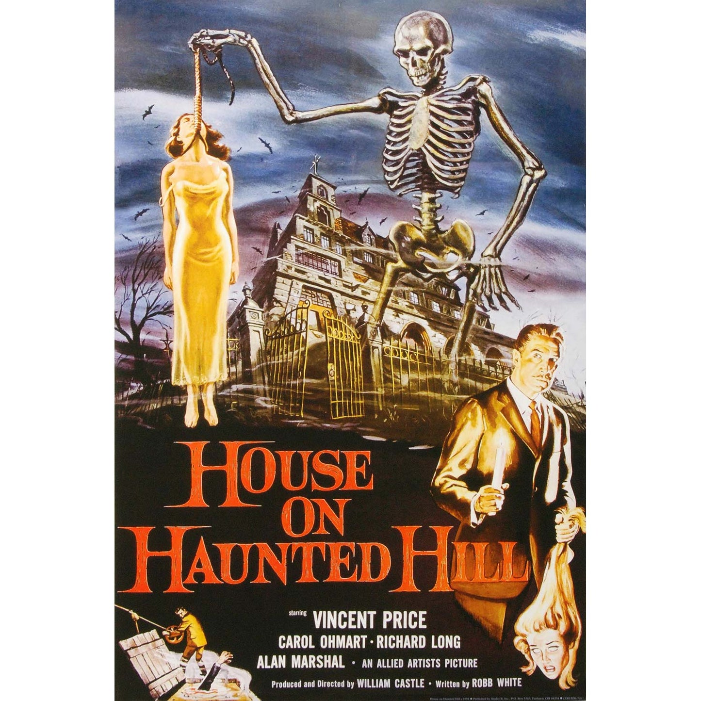 House On Haunted Hill Original Domestic Poster