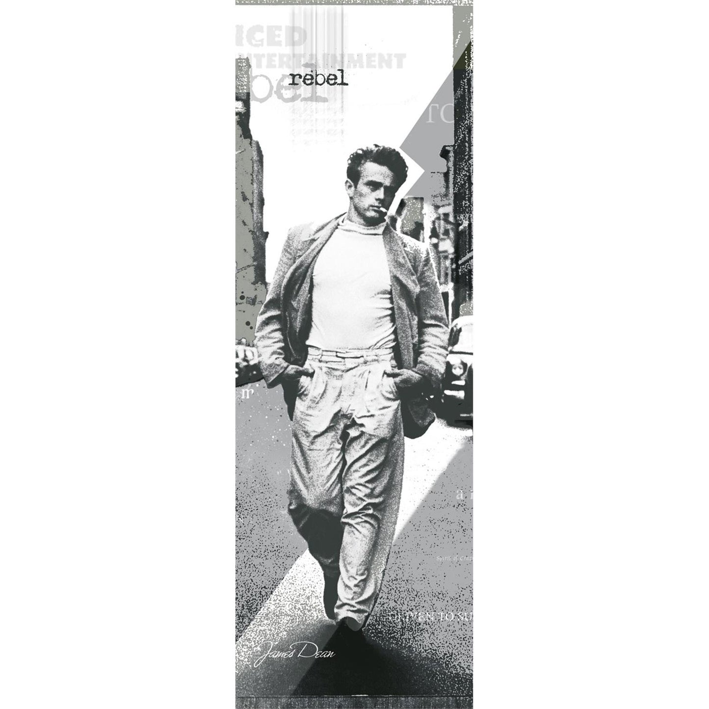 James Dean Rebel Door Poster