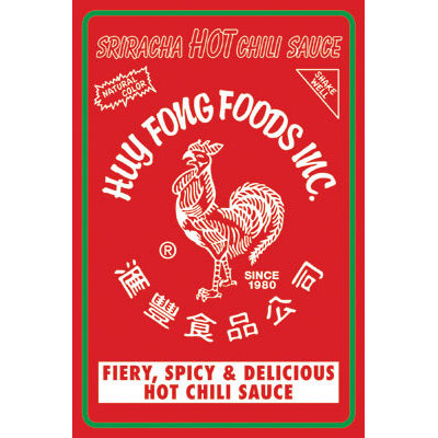 Sriracha Label Domestic Poster