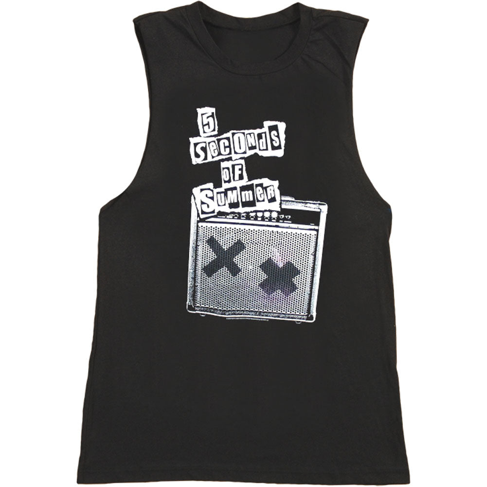 5 Seconds Of Summer Amp Slim Fit T-shirt Front
