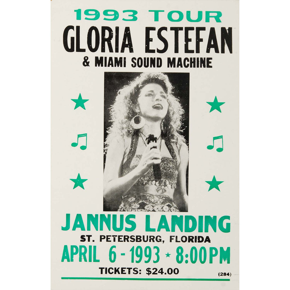 Gloria Estefan 1993 Tour Billboard Front