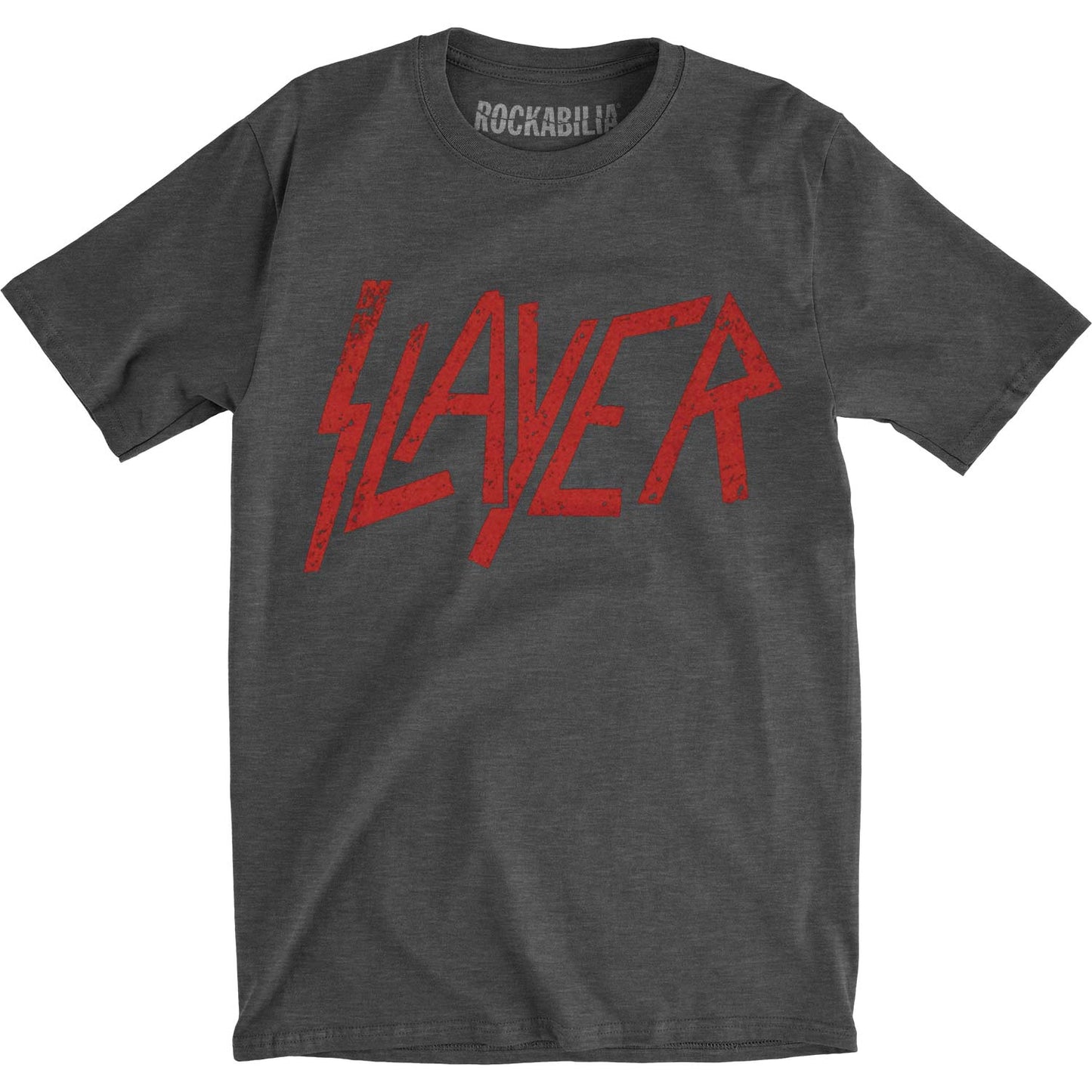 Slayer Distressed Logo Slim Fit T-shirt