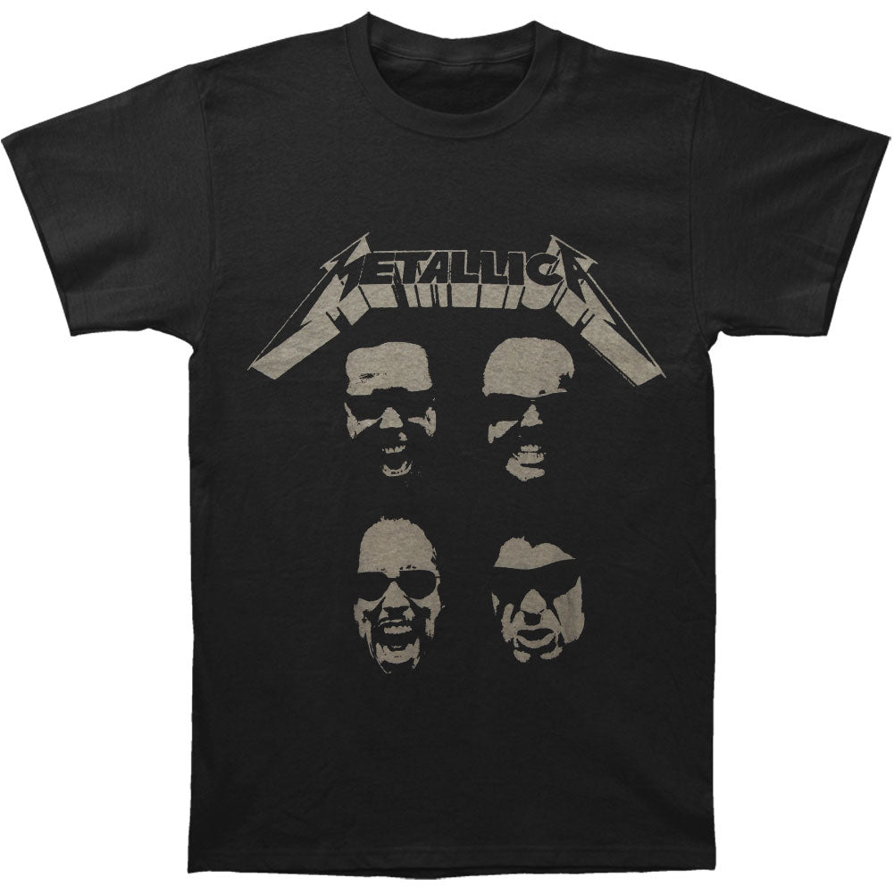 Metallica High Contrast Faces T-shirt Front