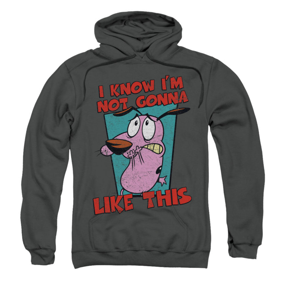 Courage The Cowardly Dog Not Gonna Like Hooded Sweatshirt Front