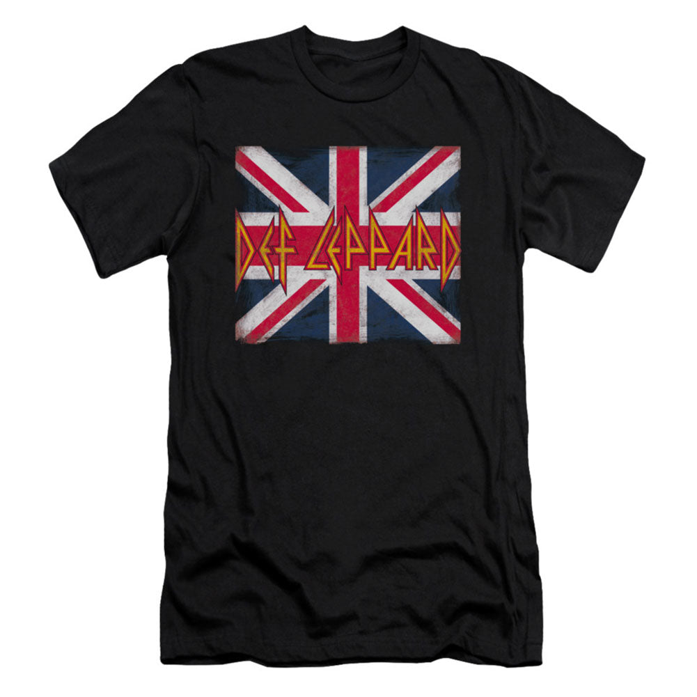 Def Leppard Union Jack Slim Fit T-shirt Front