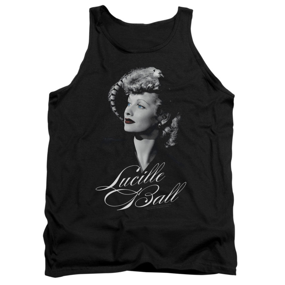 I Love Lucy Pretty Gaze Mens Tank Front