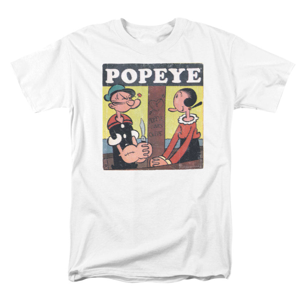 Popeye Popeye Loves Olive T-shirt
