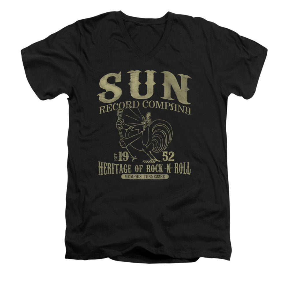 Sun Records Rockabilly Bird Slim Fit T-shirt Front