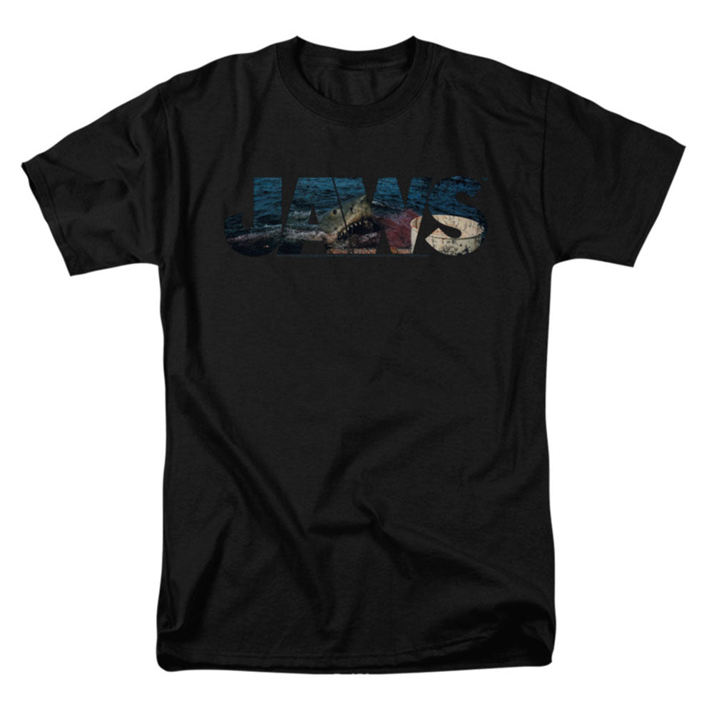 Jaws Logo Cutout T-shirt Front