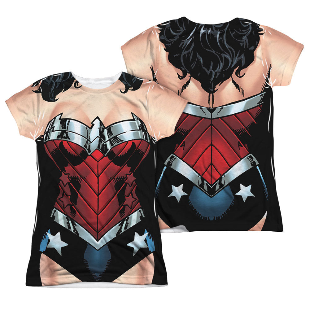 Justice League Of America Wonder 52 Sublimation Junior Top Front
