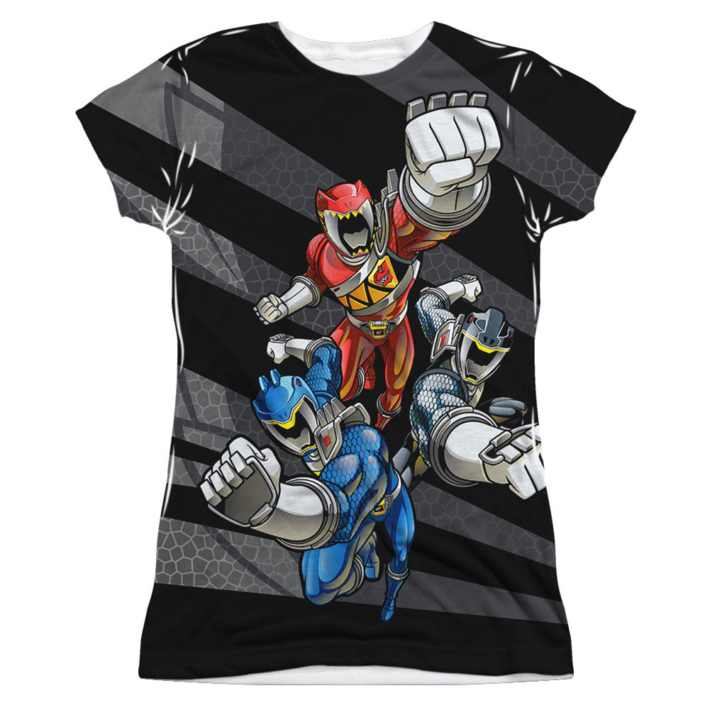 Power Rangers Let's Bolt Sublimation Junior Top Front