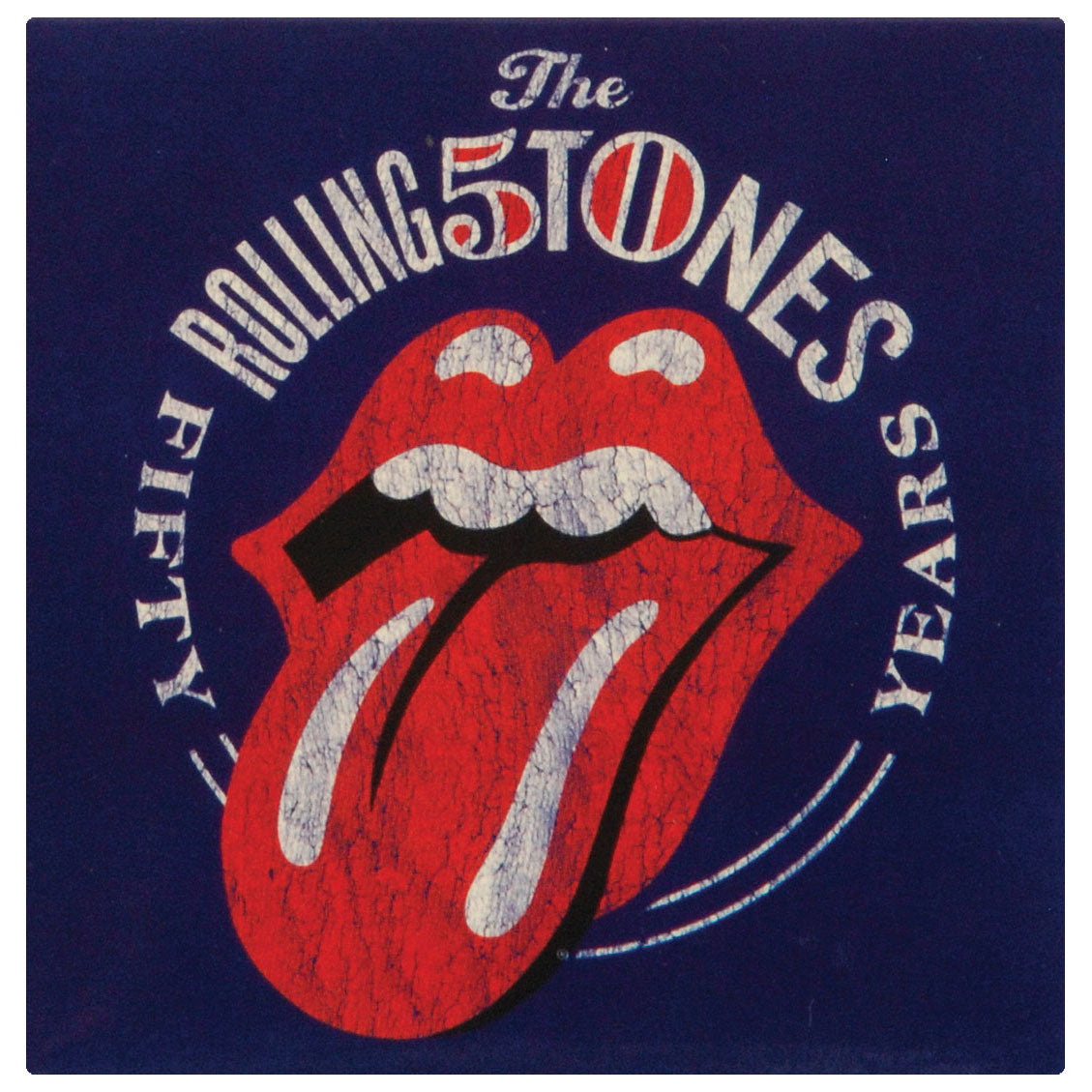 Rolling Stones 50th Anniversary Vintage Magnet Front