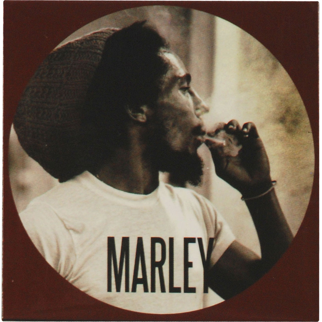 Bob Marley Circle Magnet Front