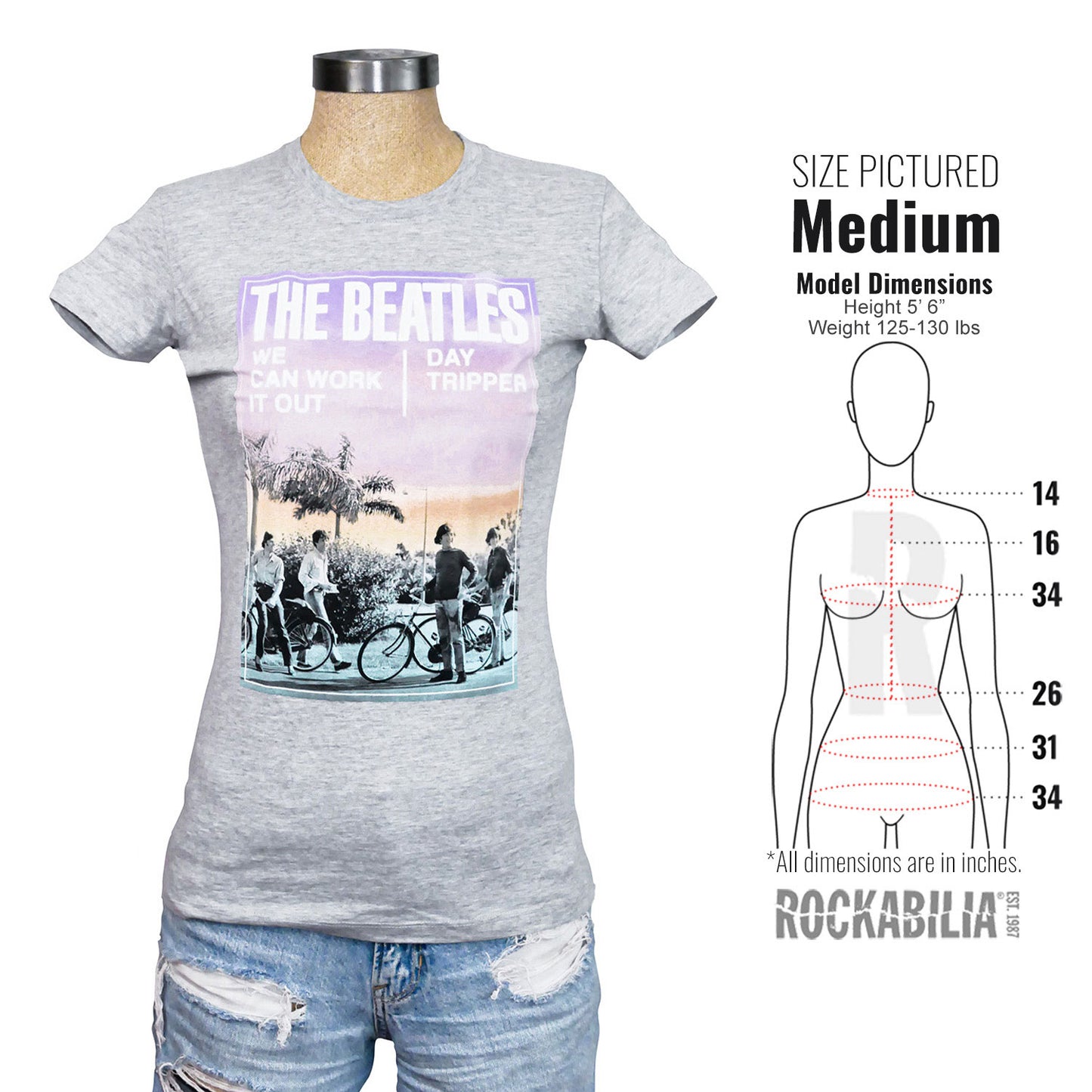 Beatles Day Tripper Junior Top Alt 3