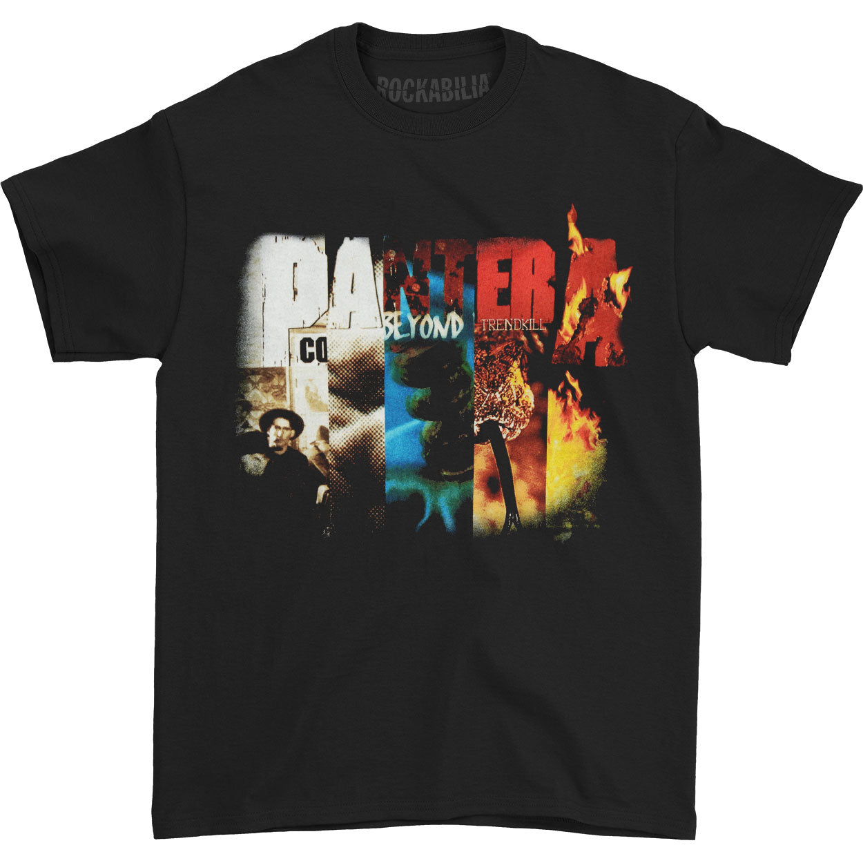 Pantera Album Art Collage T-shirt Front