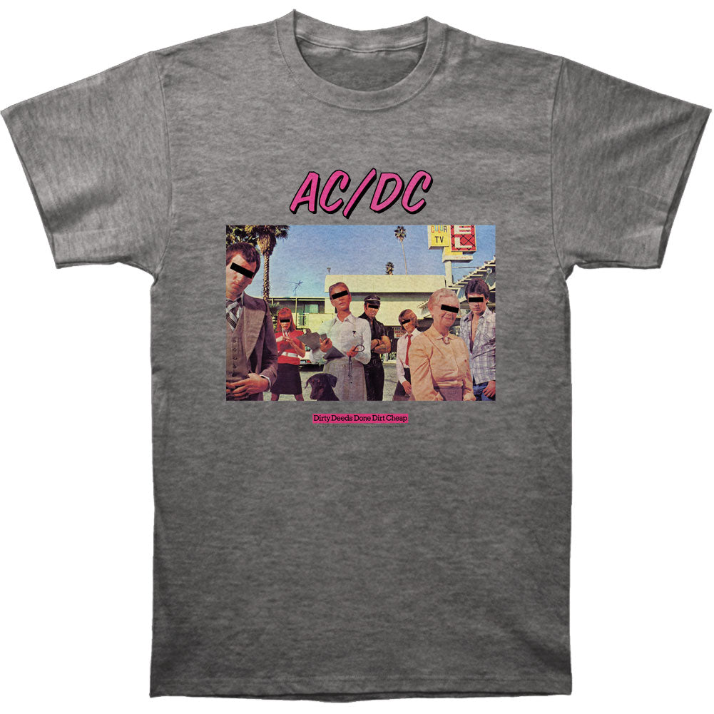 AC/DC Dirty Deeds Slim Fit T-shirt Front