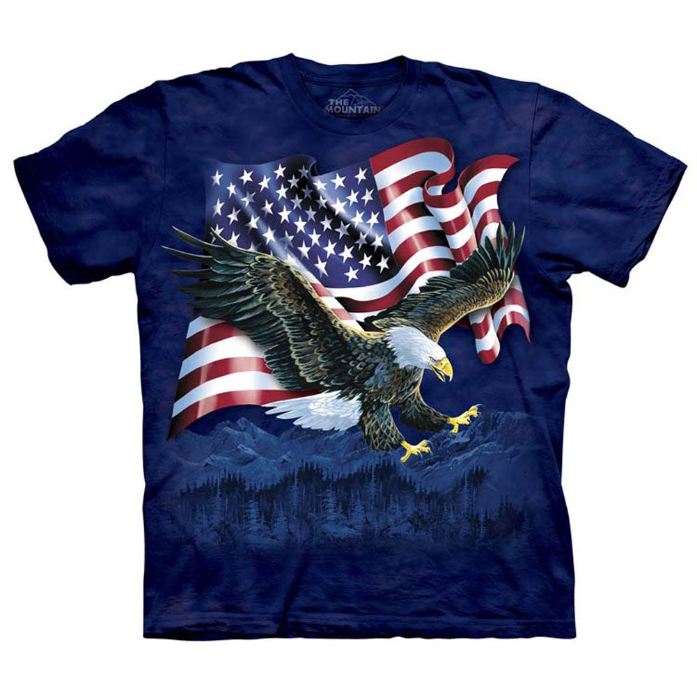 The Mountain Eagle Talon Flag T-shirt Front