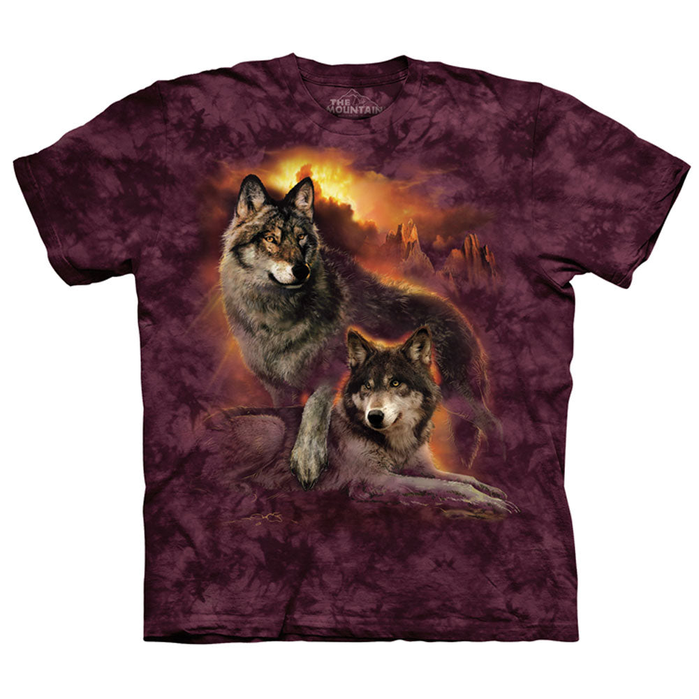 The Mountain Wolf Sunset T-shirt