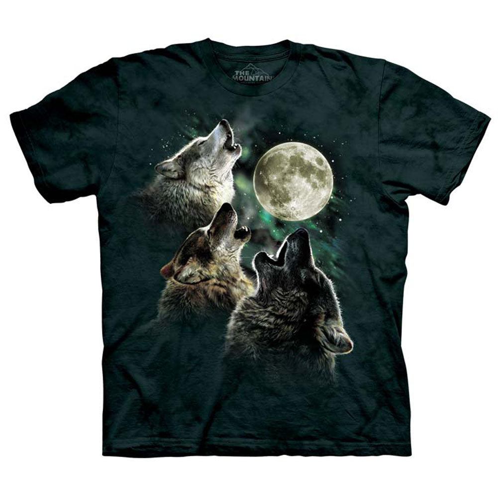 The Mountain Three Wolf Moon T-shirt