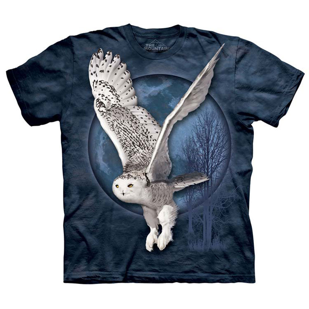The Mountain Snow Owl Moon T-shirt
