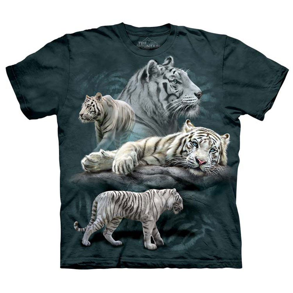 The Mountain White Tiger Collage T-shirt