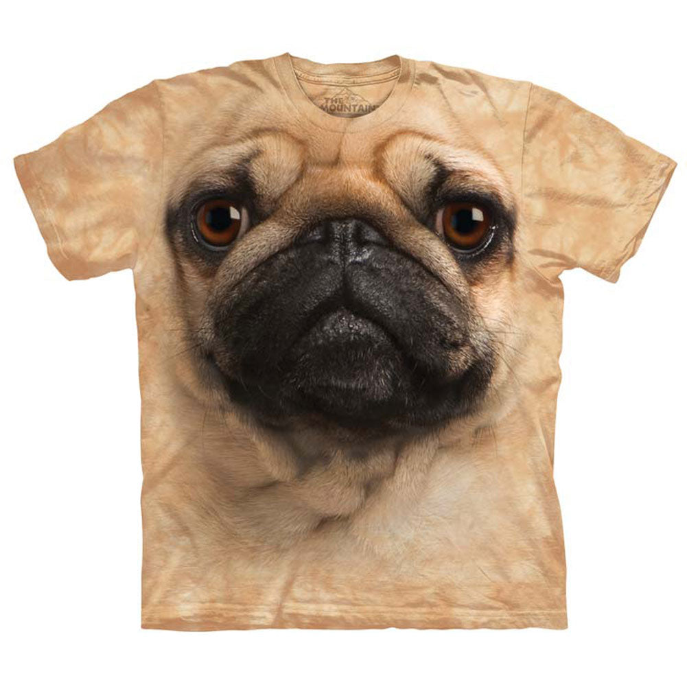 The Mountain Pug T-shirt Front