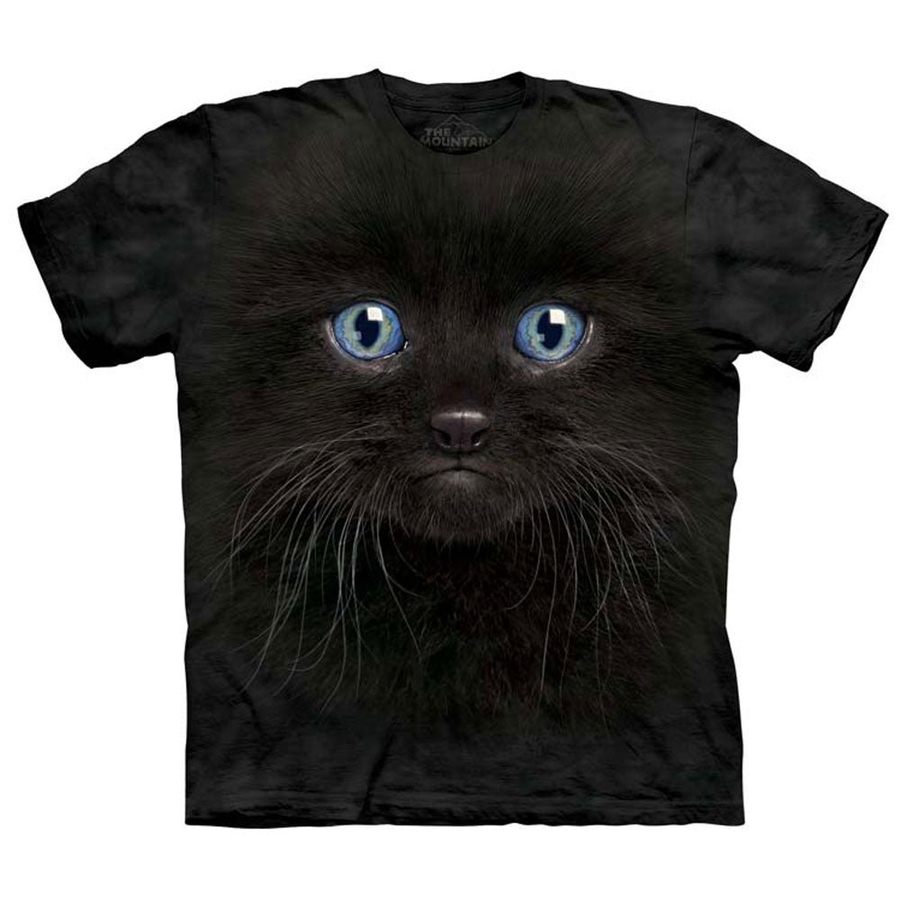 The Mountain Black Kitten Face Small T-shirt