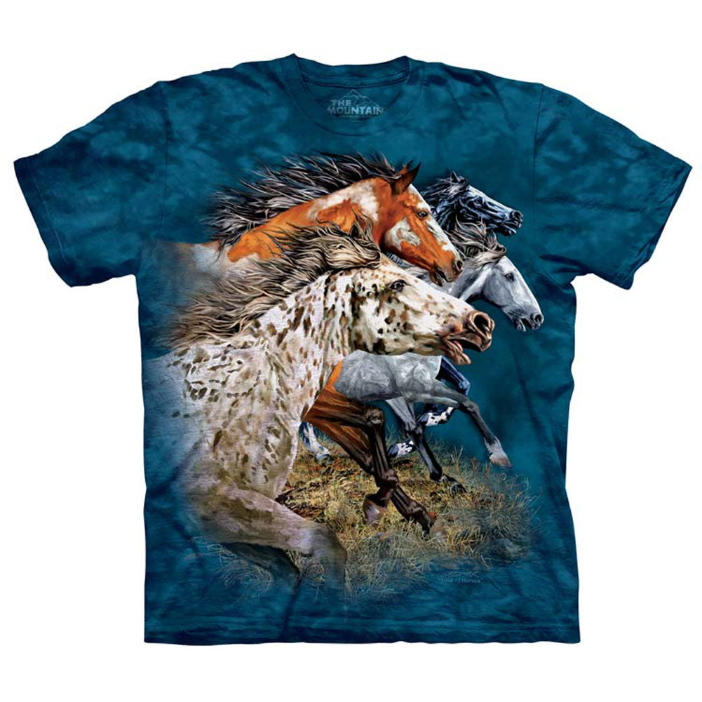 The Mountain Find 13 Horses Small T-shirt Front