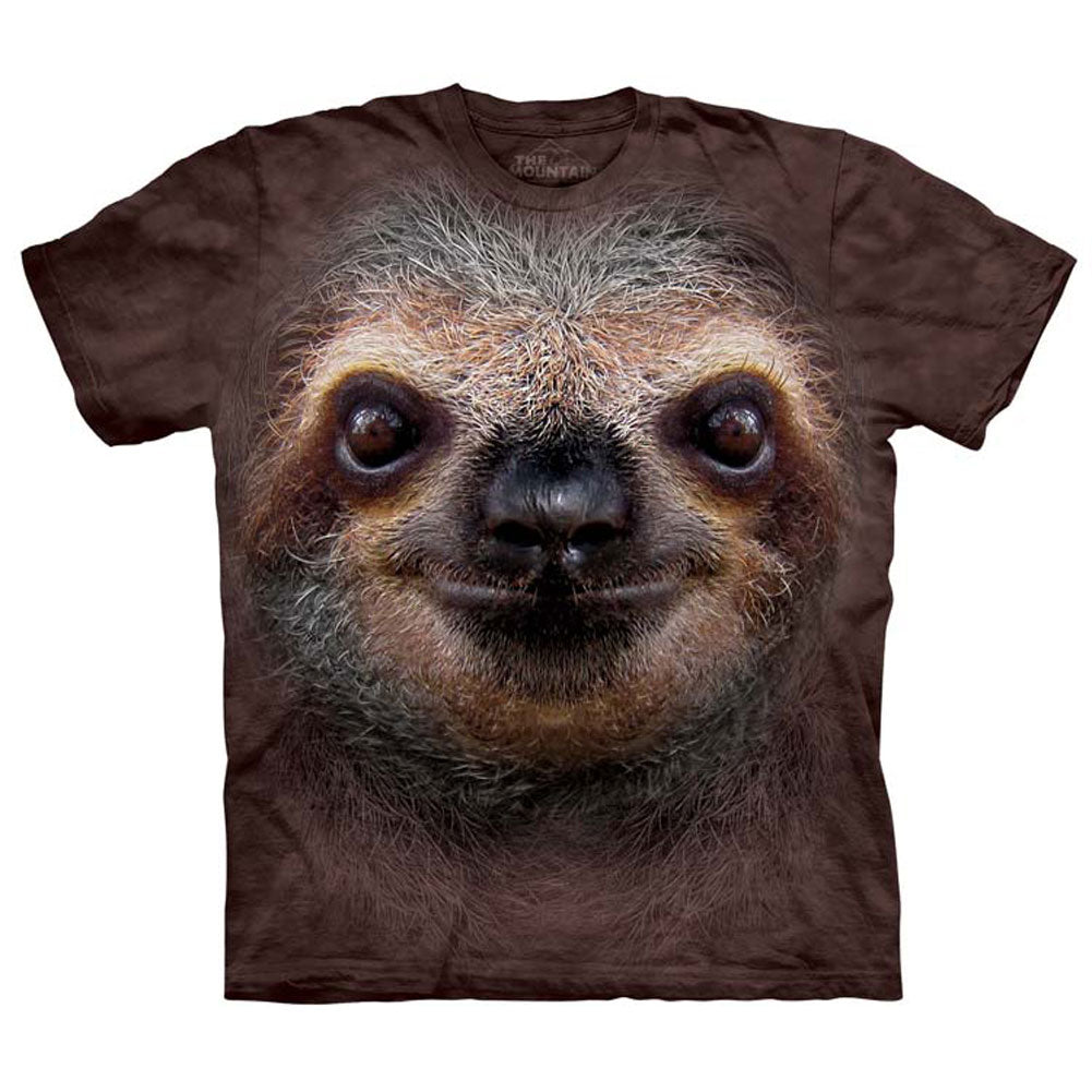 The Mountain Sloth Face Small T-shirt Front