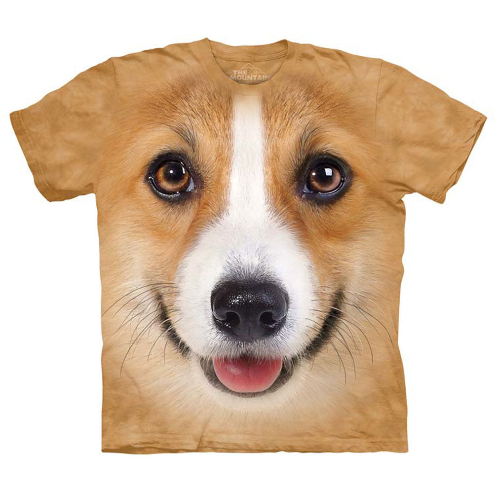 The Mountain Corgi Face Small T-shirt Front