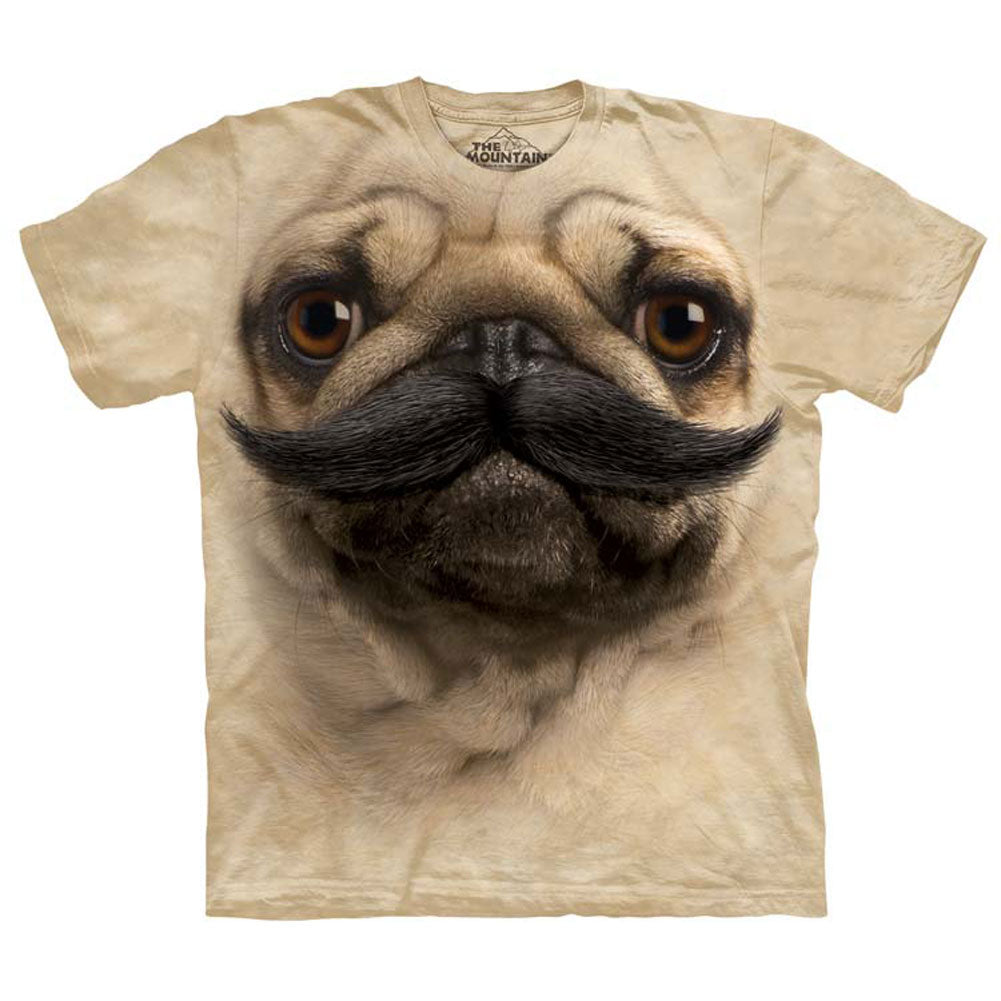 The Mountain Pugstache T-shirt