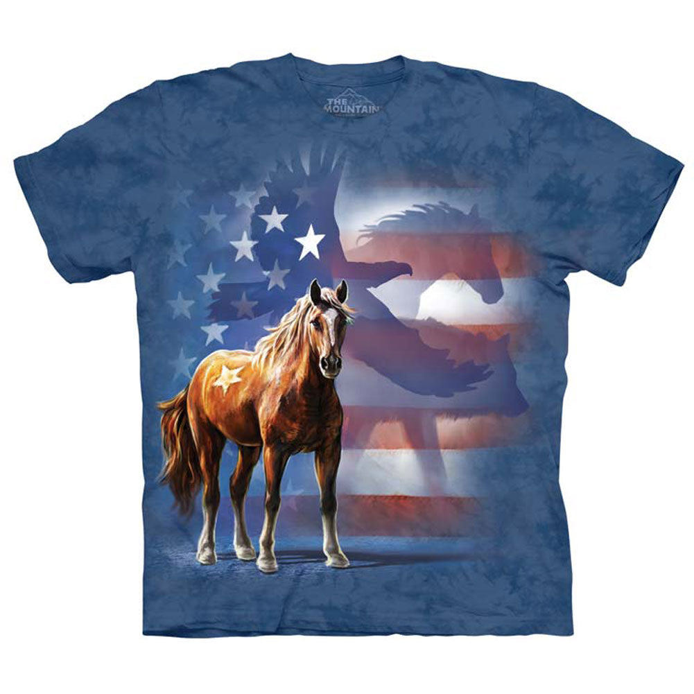 The Mountain Wild Star Flag T-shirt