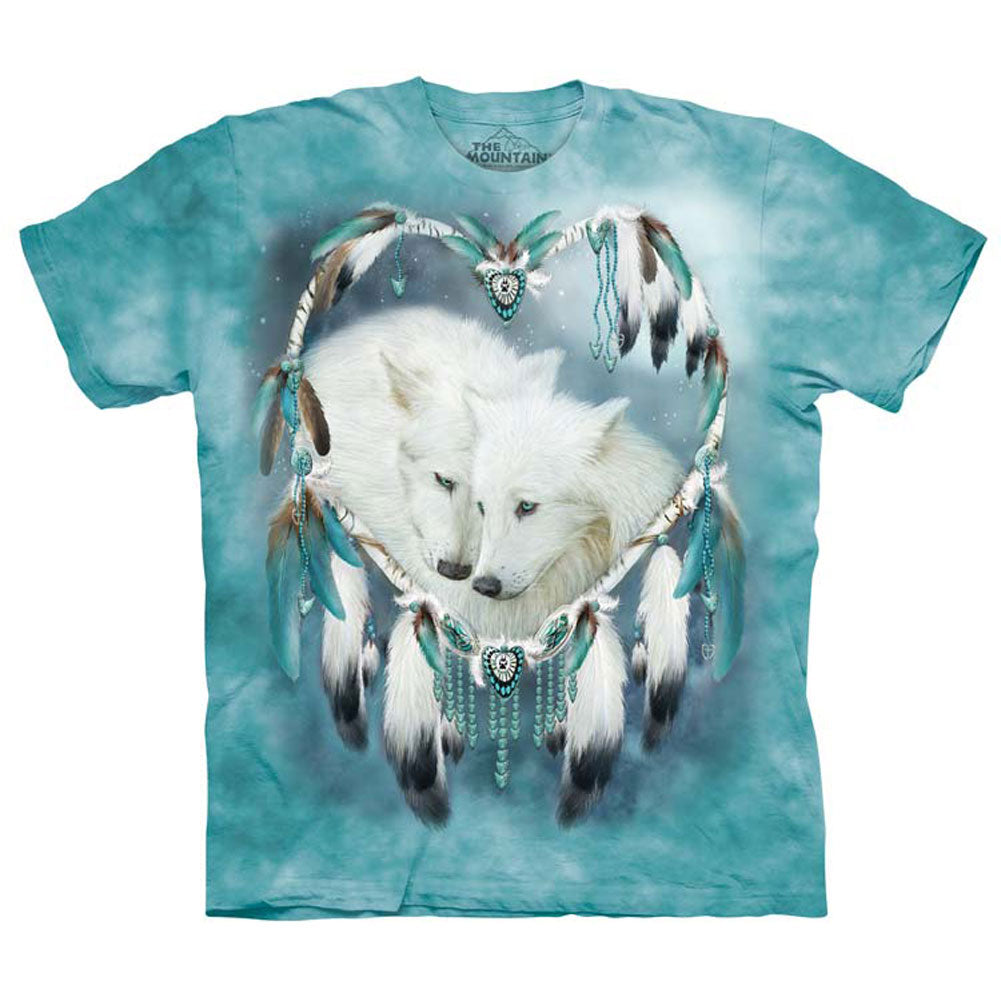The Mountain Wolf Heart T-shirt Front
