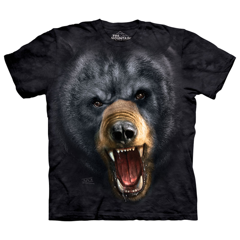 The Mountain Aggressive Nature:black Bear T-shirt