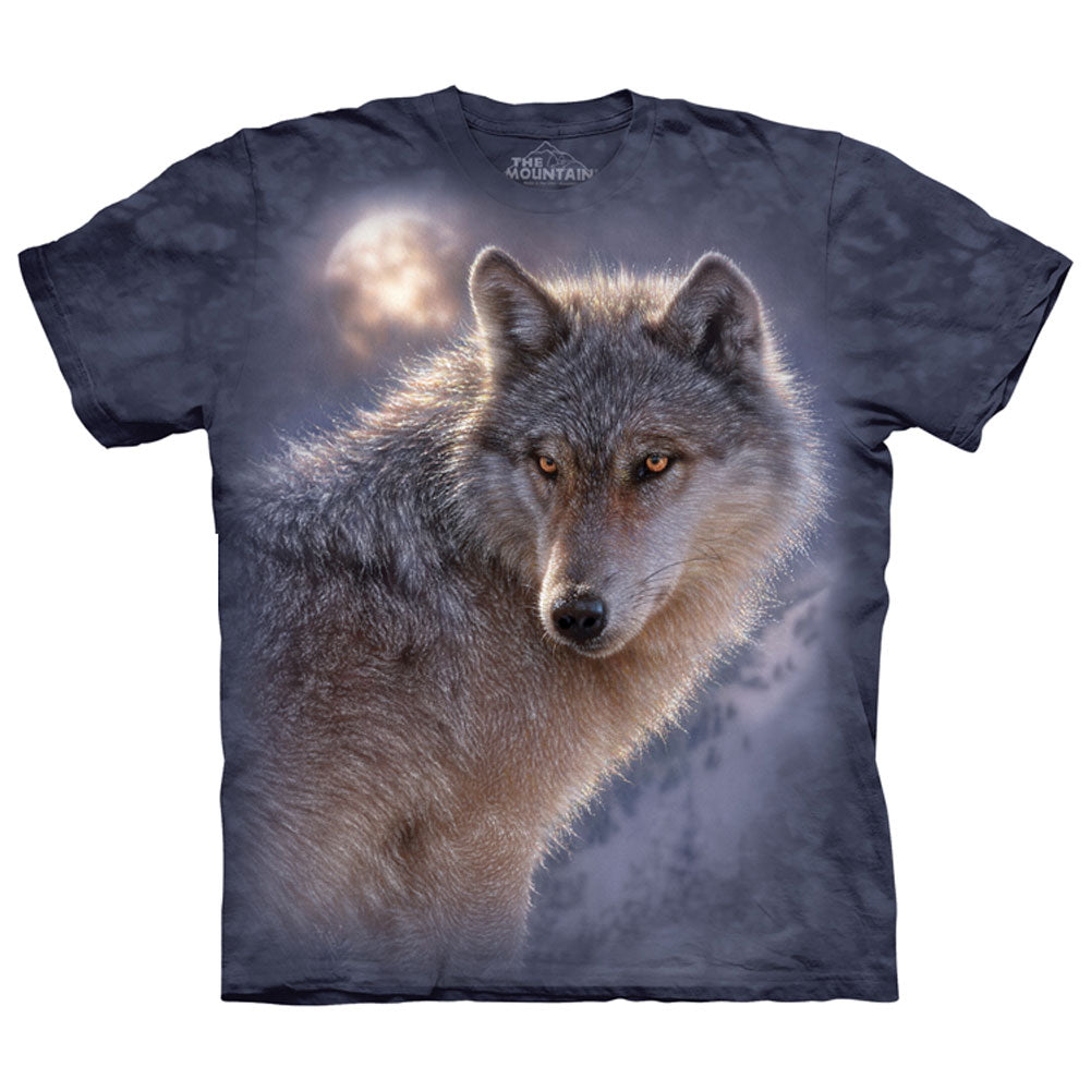 The Mountain Adventure Wolf T-shirt Front