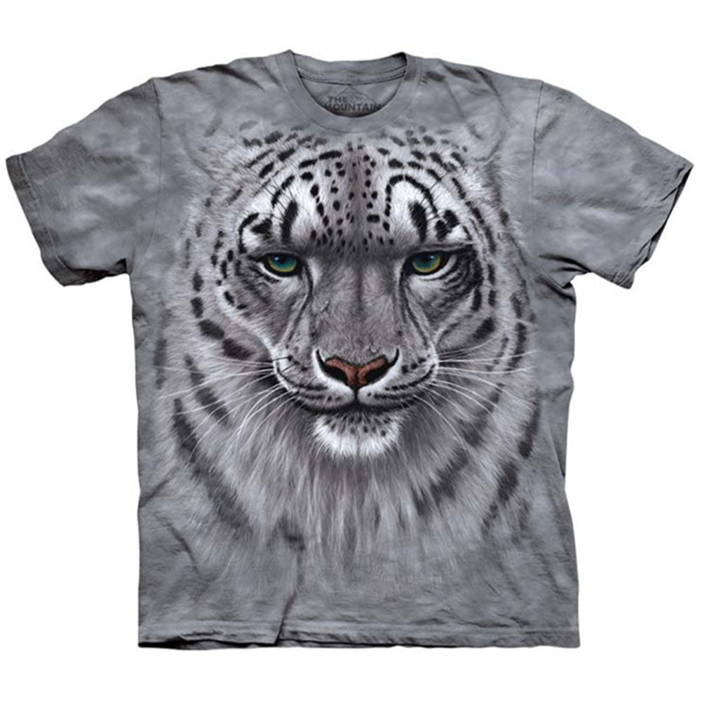 The Mountain Snow Leopard Port T-shirt Front