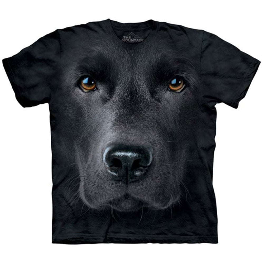 The Mountain Black Lab Face S T-shirt