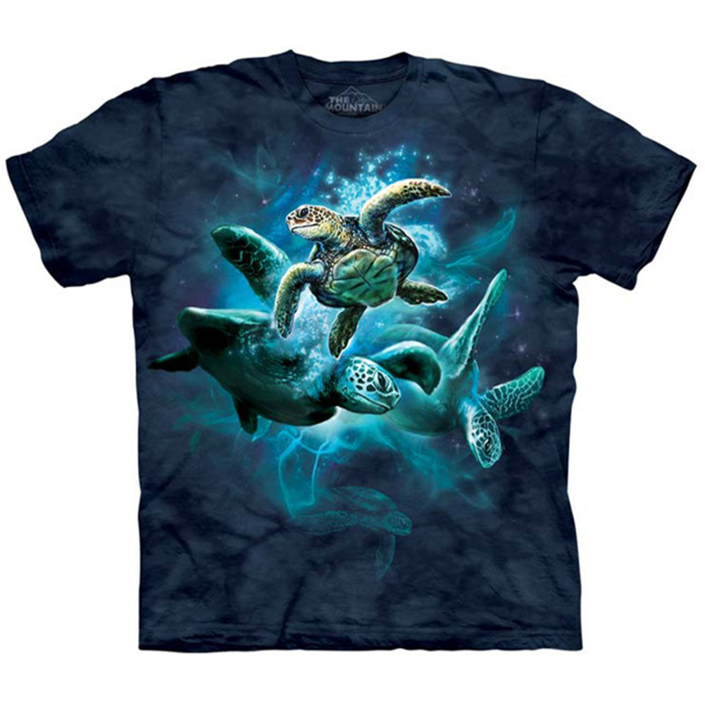 The Mountain Sea Turtle Collage T-shirt