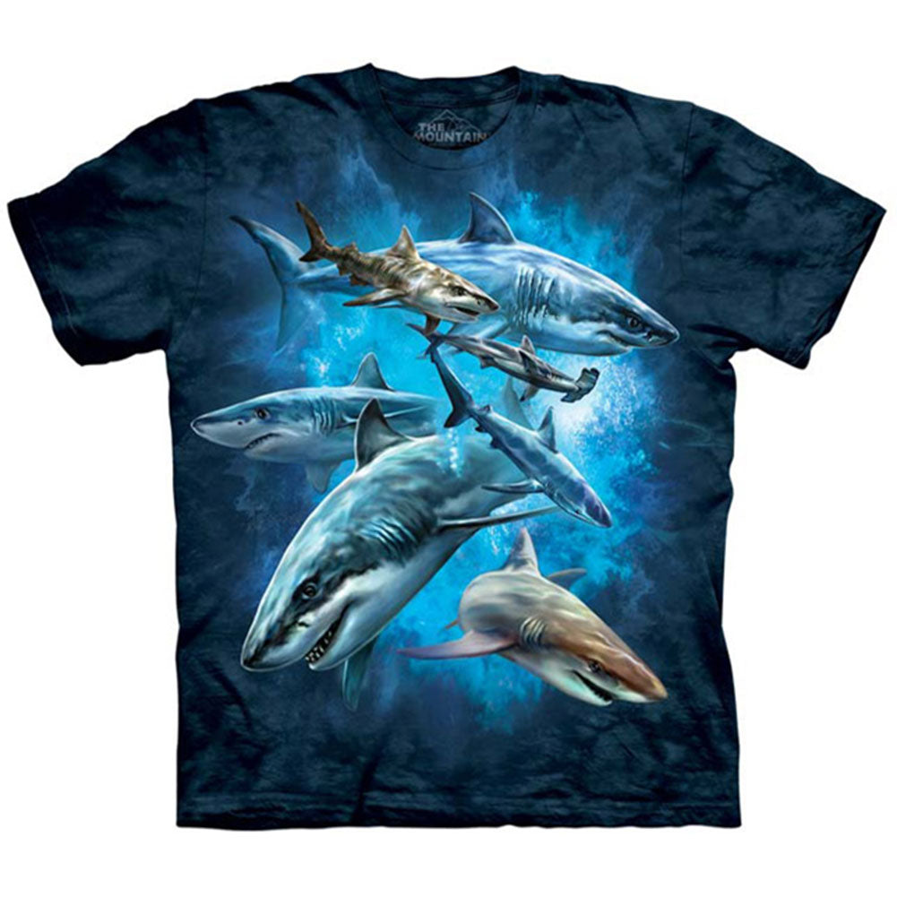 The Mountain Shark Collage T-shirt