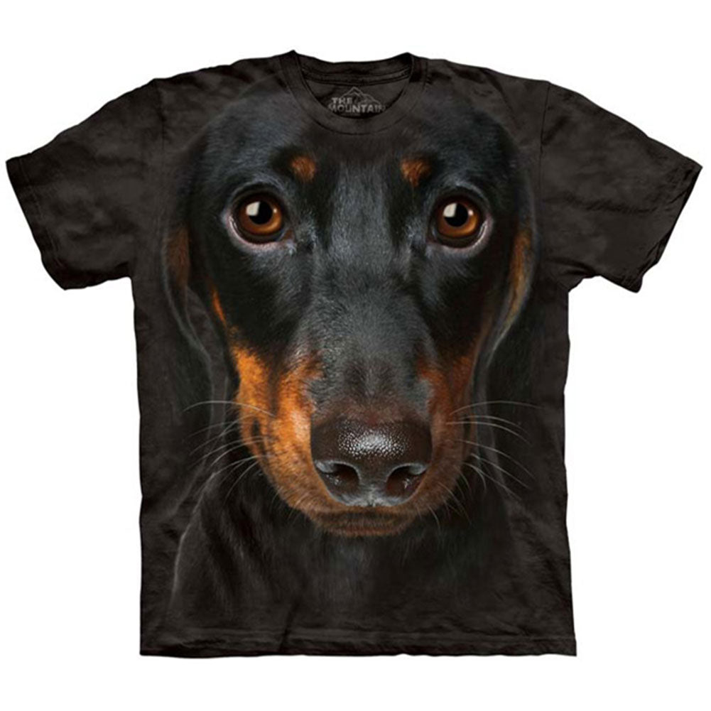 The Mountain Dachshund Face S T-shirt