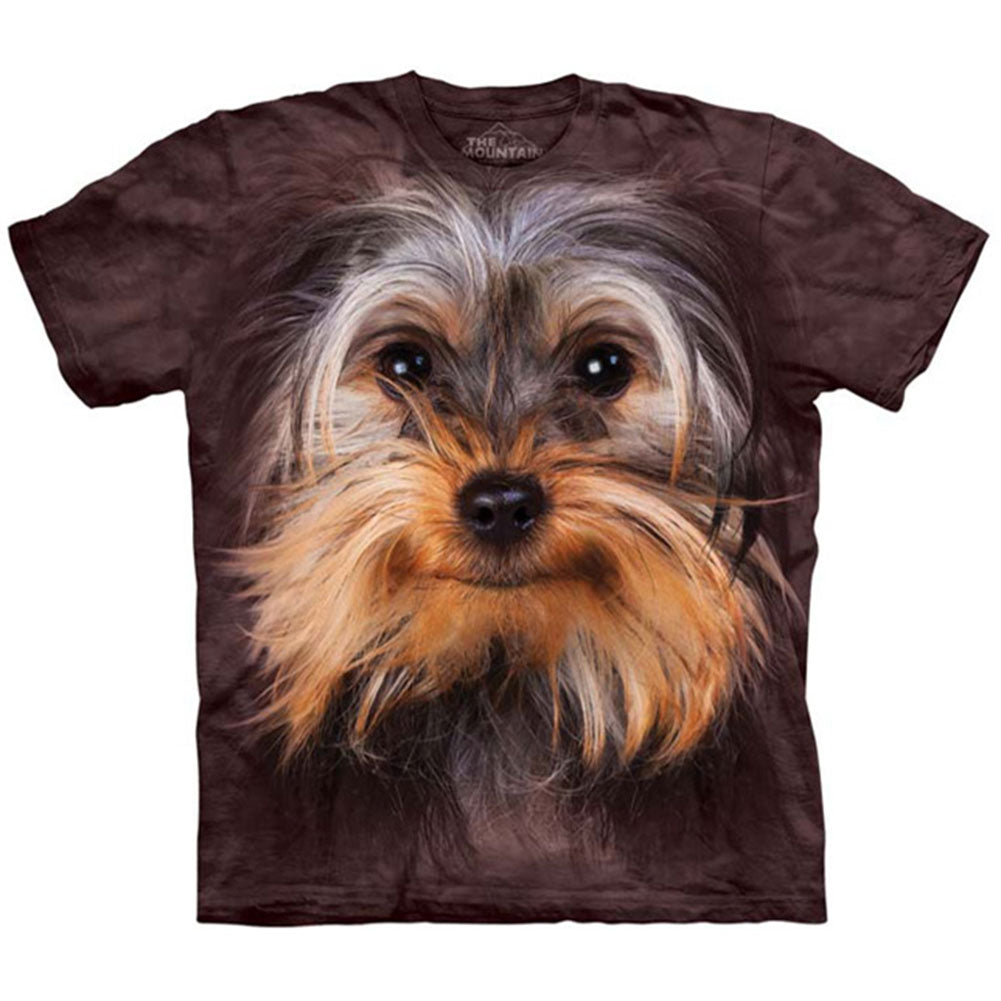 The Mountain Yorkshire Terrier Face S T-shirt