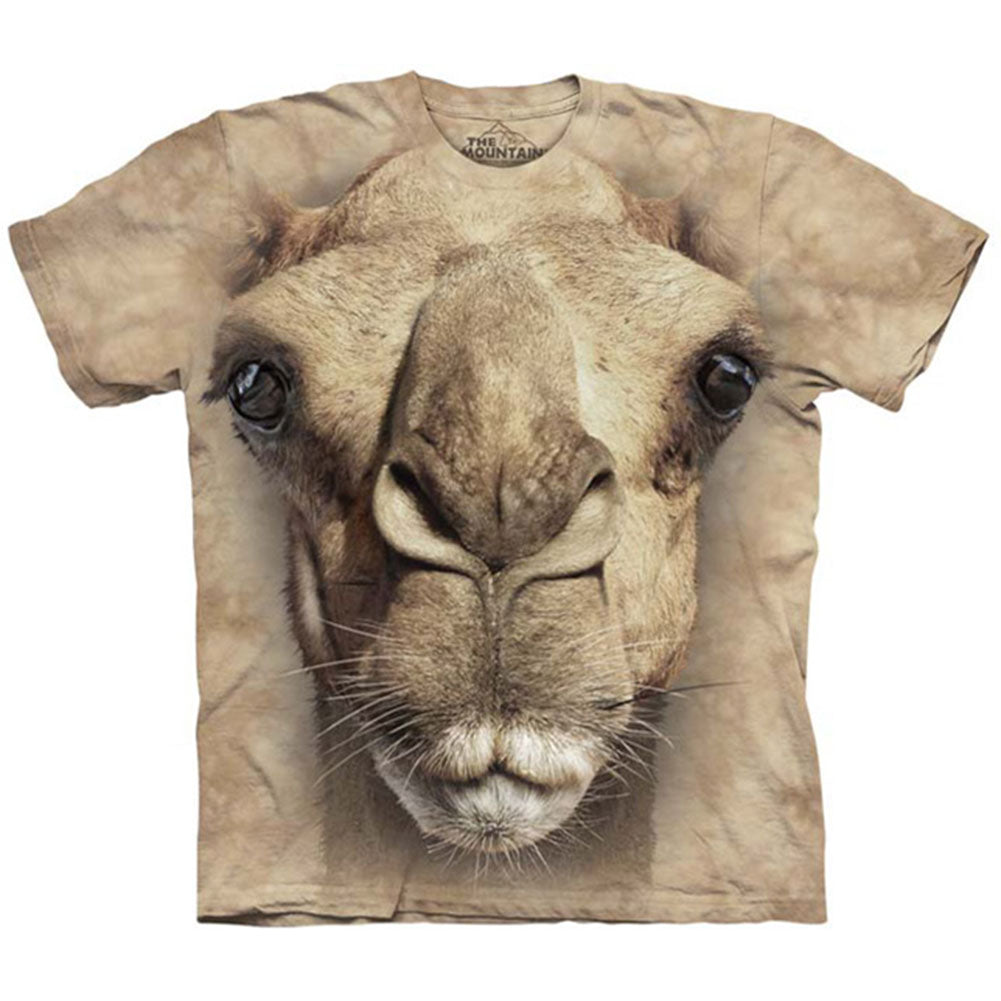 The Mountain Big Face Camel T-shirt