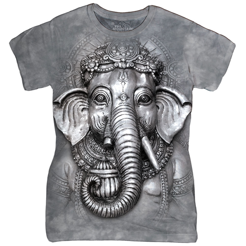 The Mountain Big Face Ganesh Babydoll Front