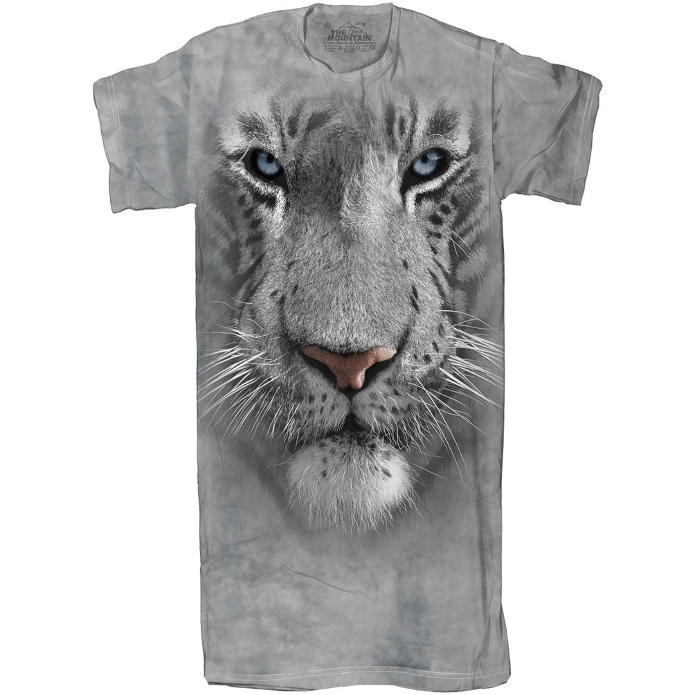 The Mountain White Tiger Face Sleepwear Front