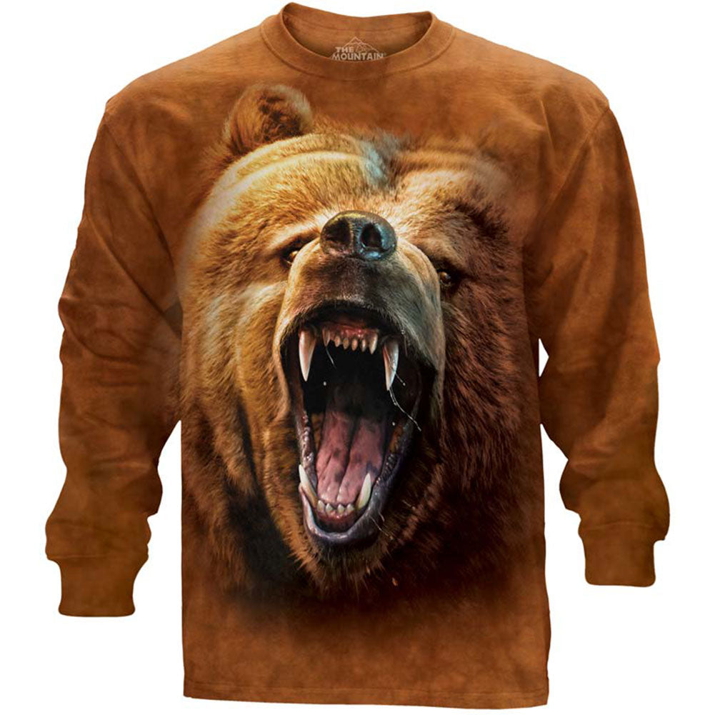 The Mountain Grizzly Growl Small T-shirt Front