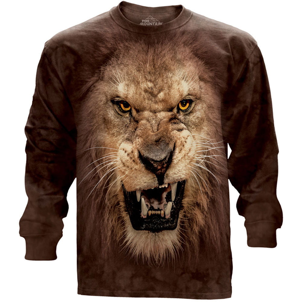 The Mountain Big Face Roaring Lion T-shirt